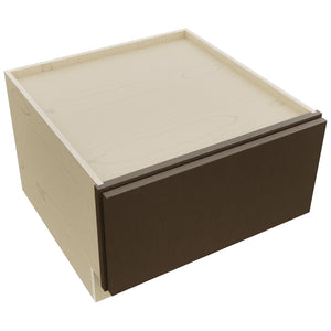 Fabuwood Luxe Canyon Oak DBS24 Base Bench Seat Cabinet, Top View