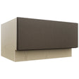 Fabuwood Luxe Canyon Oak DBS30 Base Bench Seat Cabinet, Front View