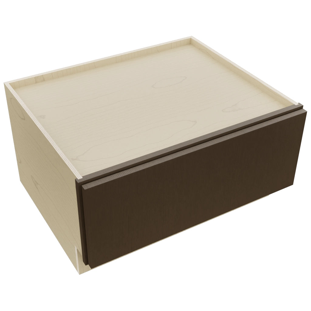 Fabuwood Luxe Canyon Oak DBS30 Base Bench Seat Cabinet, Top View