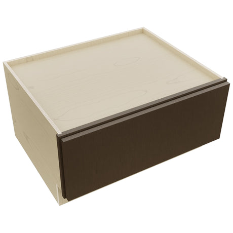 Fabuwood Luxe Canyon Oak DBS30 Base Bench Seat Cabinet, Top View