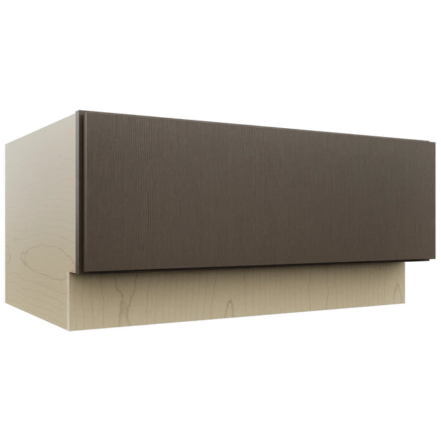 Fabuwood Luxe Canyon Oak DBS36 Base Bench Seat Cabinet, Front View