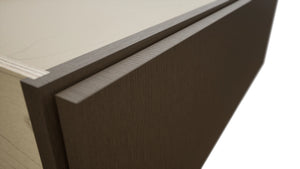 Fabuwood Luxe Canyon Oak DBS36 Base Bench Seat Cabinet, Detail View