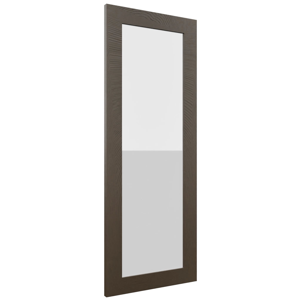 Fabuwood Luxe Canyon Oak DS GDW1539 Wall Glass Door, Front View