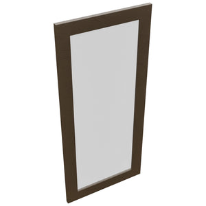 Fabuwood Luxe Canyon Oak DS GDW1839 Wall Glass Door, Top View