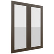 Fabuwood Luxe Canyon Oak DS GDW3039 Wall Glass Door, Front View