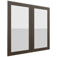 Fabuwood Luxe Canyon Oak DS GDW3636 Wall Glass Door, Front View