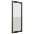 Fabuwood Luxe Canyon Oak DS GDWD1857 Wall Glass Door, Front View