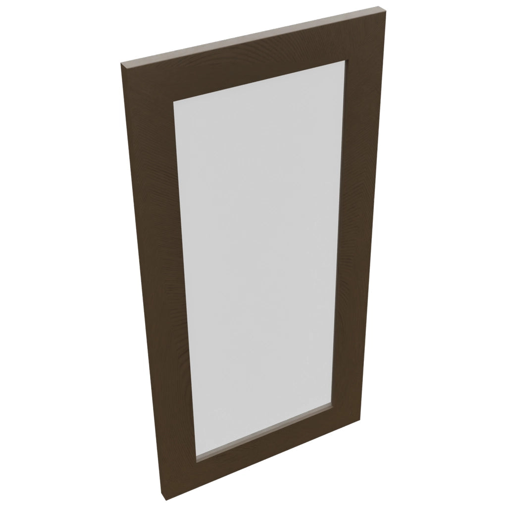 Fabuwood Luxe Canyon Oak DS GDWDC2430 Wall Glass Door, Top View