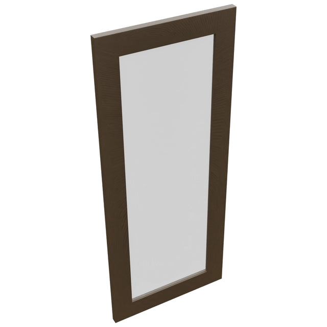 Fabuwood Luxe Canyon Oak DS GDWDC2436 Wall Glass Door, Top View