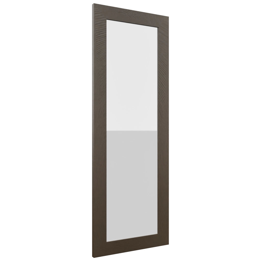 Fabuwood Luxe Canyon Oak DS GDWDC2442 Wall Glass Door, Front View