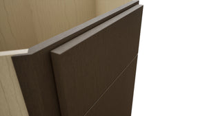 Fabuwood Luxe Canyon Oak DSB36 Base Corner Diagonal Sink Cabinet, Detail View