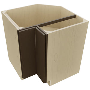Fabuwood Luxe Canyon Oak ERB33 Base Corner Easy Reach Cabinet, Top View
