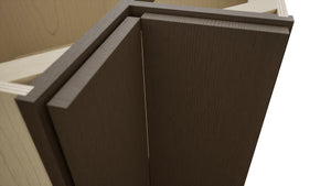 Fabuwood Luxe Canyon Oak ERB33 Base Corner Easy Reach Cabinet, Detail View