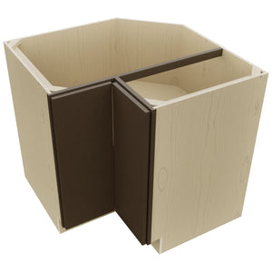 Fabuwood Luxe Canyon Oak ERB36 Base Corner Easy Reach Cabinet, Top View