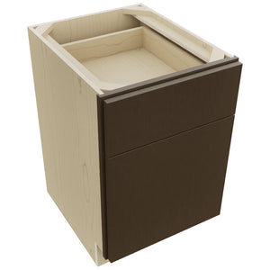 Fabuwood Luxe Canyon Oak FD18 Vanity Desk, Top View