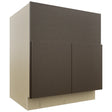 Fabuwood Luxe Canyon Oak FS30 Base Farm Sink Cabinet, Front View