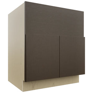 Fabuwood Luxe Canyon Oak FS30 Base Farm Sink Cabinet, Front View