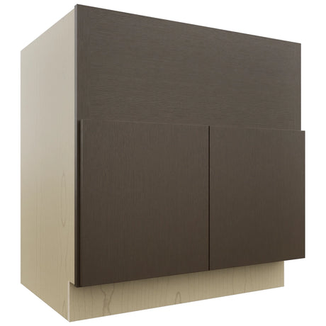 Fabuwood Luxe Canyon Oak FS33 Base Farm Sink Cabinet, Front View