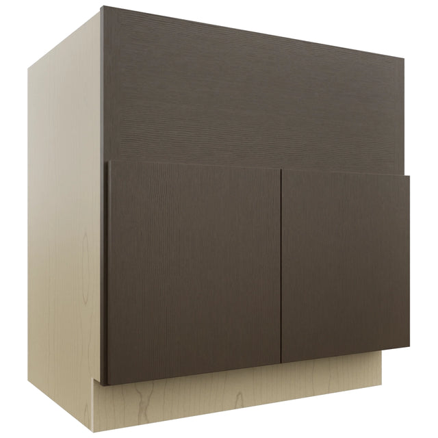 Fabuwood Luxe Canyon Oak FS33 Base Farm Sink Cabinet, Front View