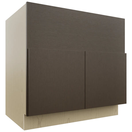 Fabuwood Luxe Canyon Oak FS36 Base Farm Sink Cabinet, Front View