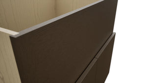 Fabuwood Luxe Canyon Oak FS36 Base Farm Sink Cabinet, Detail View
