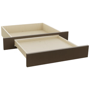 Fabuwood Luxe Canyon Oak KD30 Vanity Desk, Open View