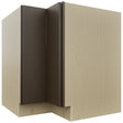 Fabuwood Luxe Canyon Oak LSB33 Base Corner Lazy Susan Cabinet, Front View