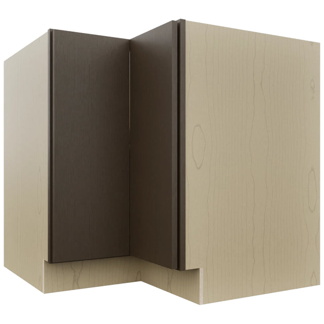 Fabuwood Luxe Canyon Oak LSB36 Base Corner Lazy Susan Cabinet, Front View