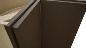 Fabuwood Luxe Canyon Oak LSB36 Base Corner Lazy Susan Cabinet, Detail View
