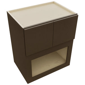 Fabuwood Luxe Canyon Oak MC303621 Wall Microwave Cabinet, Top View