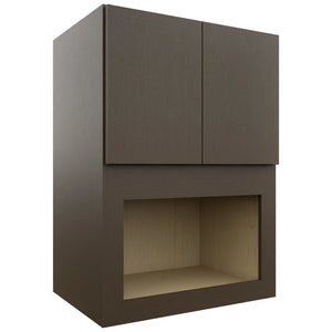 Fabuwood Luxe Canyon Oak MC304221 Wall Microwave Cabinet, Front View