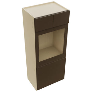 Fabuwood Luxe Canyon Oak OC3384S Tall Oven Cabinet Single, Top View