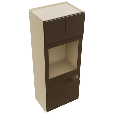 Fabuwood Luxe Canyon Oak OC3390C Tall Oven Cabinet Combo, Top View