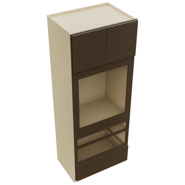 Fabuwood Luxe Canyon Oak OC3390D Tall Oven Cabinet Double, Top View