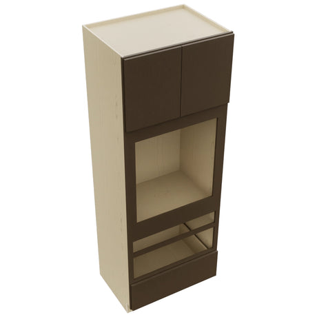 Fabuwood Luxe Canyon Oak OC3393D Tall Oven Cabinet Double, Top View