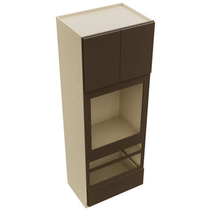 Fabuwood Luxe Canyon Oak OC3396D Tall Oven Cabinet Double, Top View