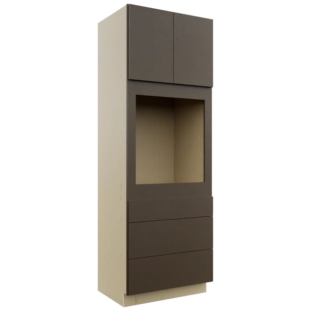 Fabuwood Luxe Canyon Oak OC3396S Tall Oven Cabinet Single, Front View