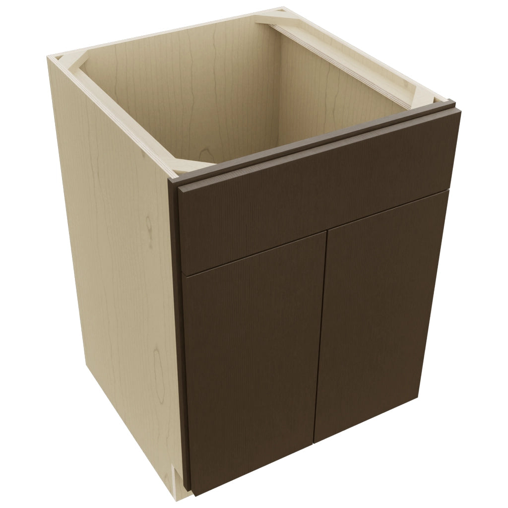 Fabuwood Luxe Canyon Oak SB24 Base Sink Cabinet, Top View
