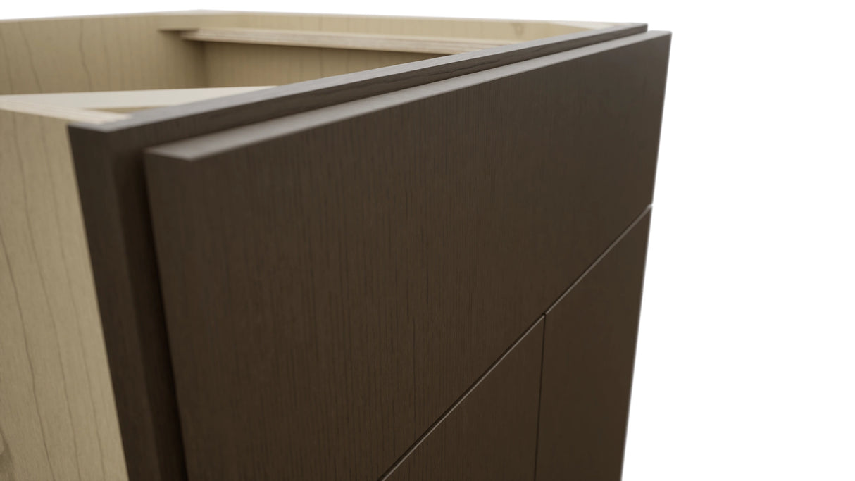 Fabuwood Luxe Canyon Oak SB24 Base Sink Cabinet, Detail View