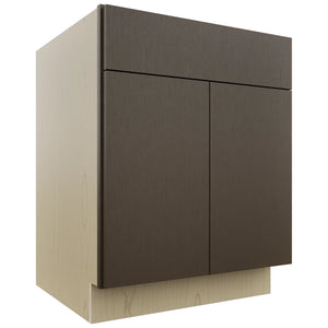 Fabuwood Luxe Canyon Oak SB27 Base Sink Cabinet, Front View