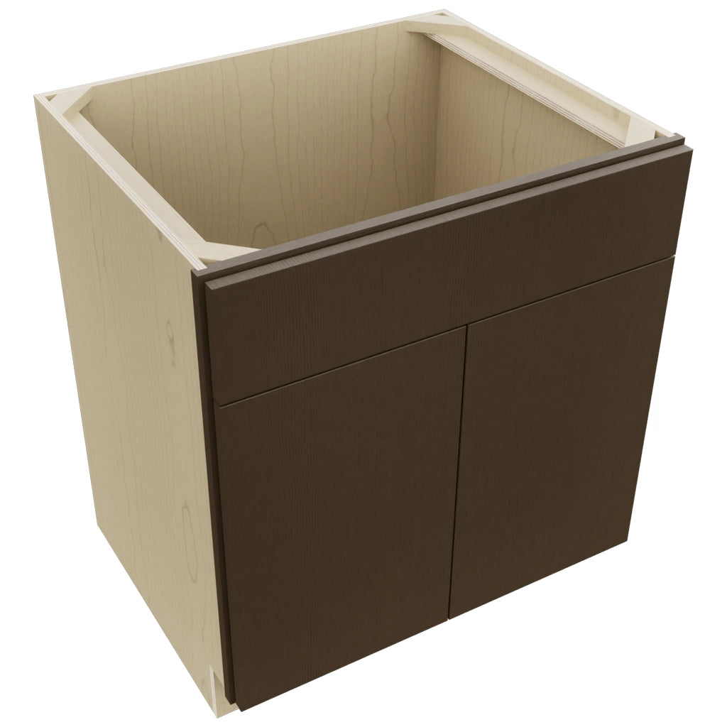 Fabuwood Luxe Canyon Oak SB30 Base Sink Cabinet, Top View