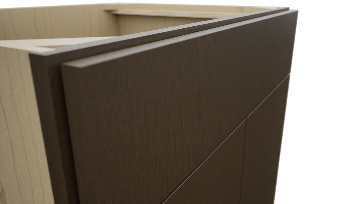 Fabuwood Luxe Canyon Oak SB30 Base Sink Cabinet, Detail View