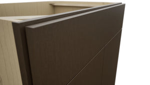 Fabuwood Luxe Canyon Oak SB33SDF Base Sink Cabinet, Detail View