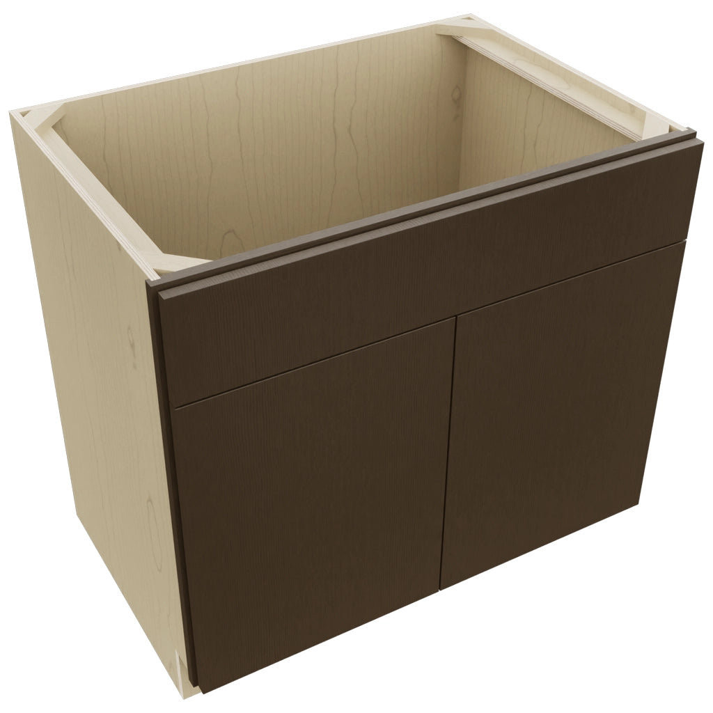 Fabuwood Luxe Canyon Oak SB36SDF Base Sink Cabinet, Top View