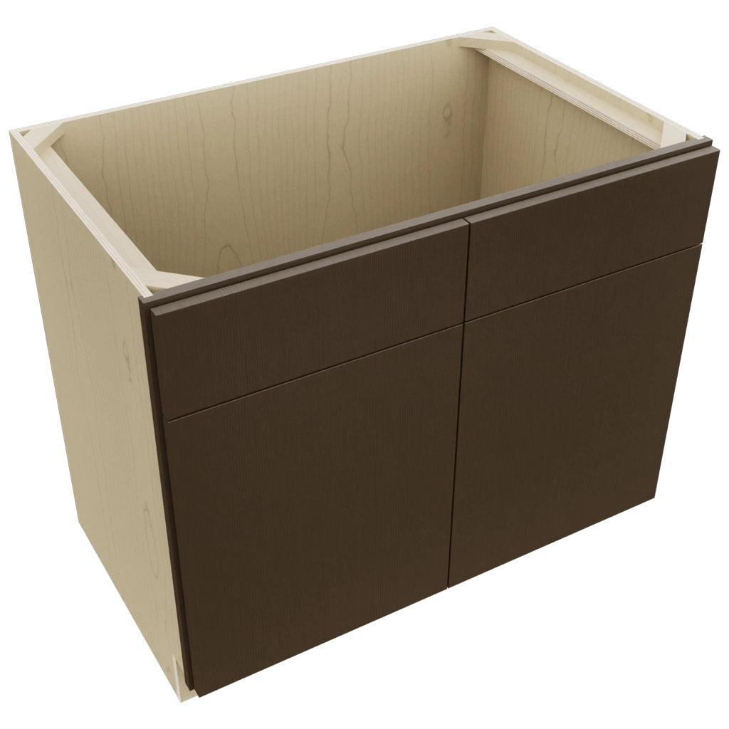 Fabuwood Luxe Canyon Oak SB39 Base Sink Cabinet, Top View
