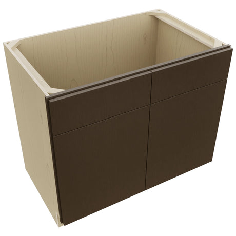 Fabuwood Luxe Canyon Oak SB39 Base Sink Cabinet, Top View