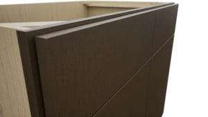 Fabuwood Luxe Canyon Oak SB39 Base Sink Cabinet, Detail View