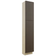 Fabuwood Luxe Canyon Oak TP151284 Tall Pantry Cabinet, Front View