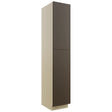 Fabuwood Luxe Canyon Oak TP182496 Tall Pantry Cabinet, Front View