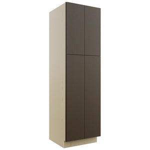 Fabuwood Luxe Canyon Oak TP242484 Tall Pantry Cabinet, Front View